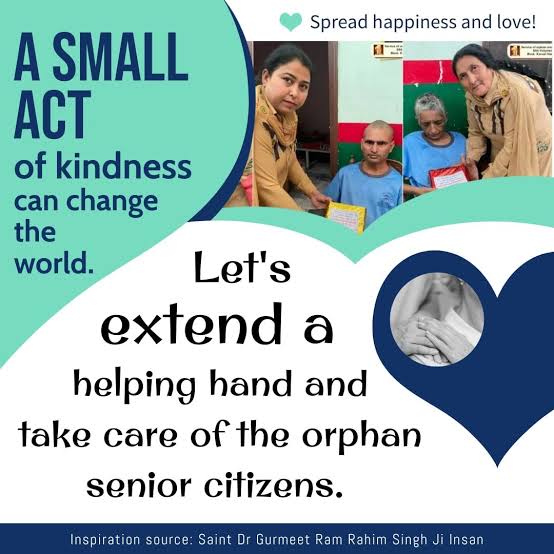 sahilkumar1215's tweet photo. #ElderlyCare i.e taking good care of your parents in their old-age,when they can't do it by themselves is the biggest lesson of our Indian Culture. But some people have forget this nowadays, so, St Dr Gurmeet Ram Rahim Singh Ji Insan inspiring youth to follow this lesson firmly! https://t.co/gi3WnKAaSI