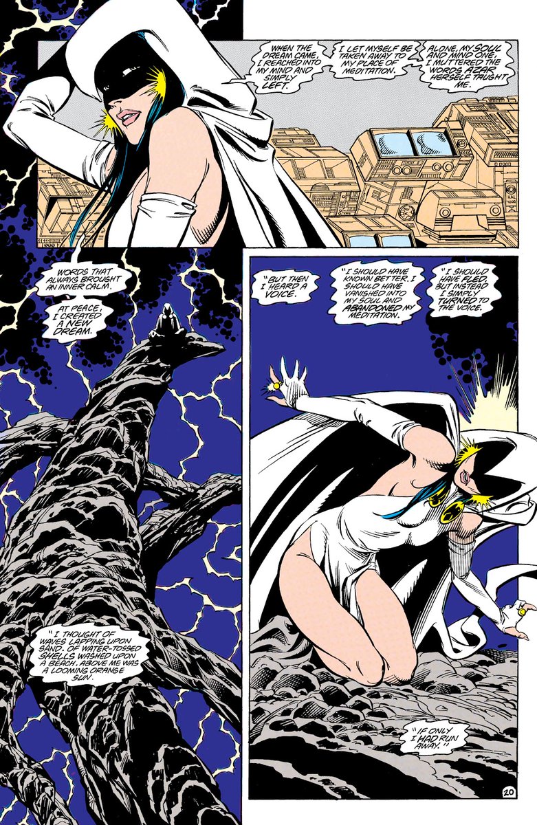 TheeUnkindness's tweet image. New Teen Titans  80 to 88. However, white-cloaked Raven ate