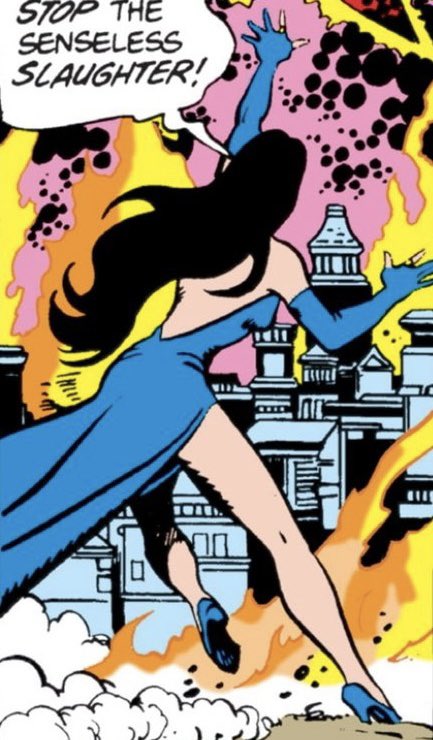 TheeUnkindness's tweet image. New Teen Titans  80 to 88. However, white-cloaked Raven ate