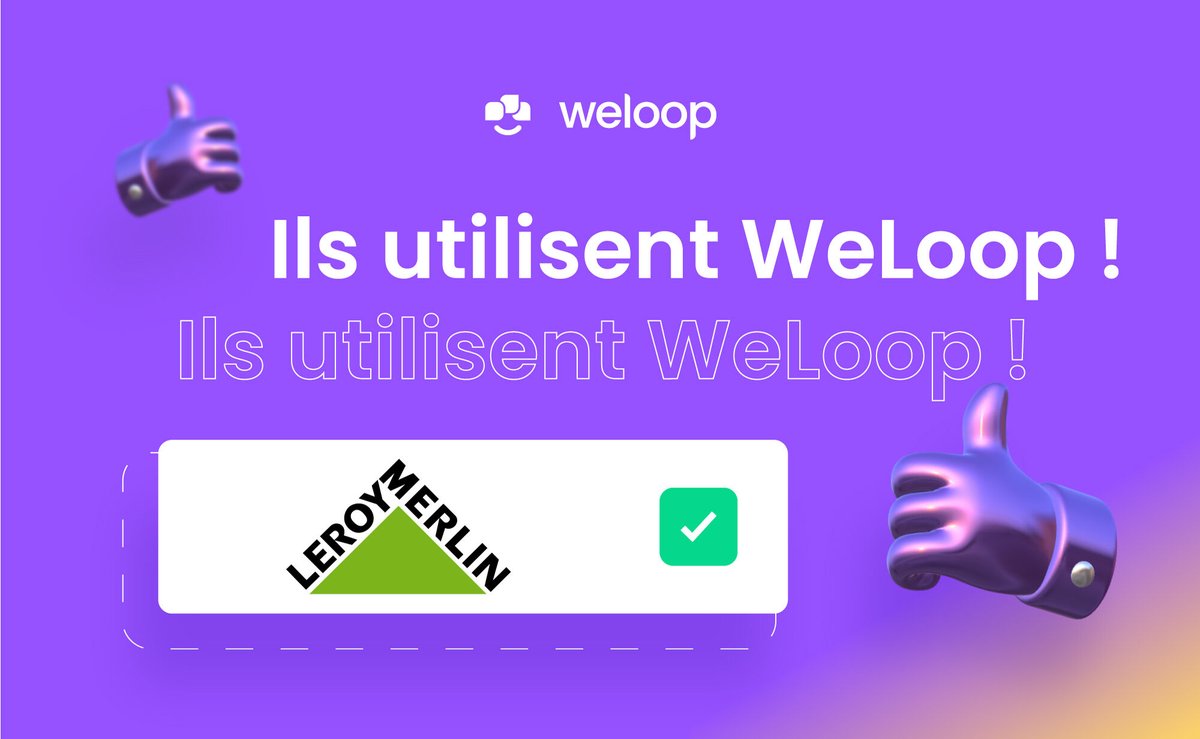 Tout le monde est déjà allé chez Leroy Merlin, c'est donc un privilège de travailler avec les personnes qui font vivre cette grande entreprise au quotidien ! 😊

Un grand merci à toute l'entreprise pour leur confiance, nous sommes très fiers d'avancer à vos côtés ! 💫 🥰