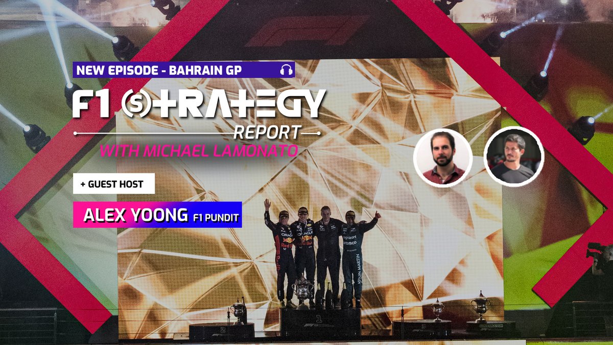 We're back for 2023! Join <a href="/MichaelLamonato/">Michael Lamonato</a> and ex-F1 driver <a href="/alexyoong/">Alex Yoong</a> as they break down the ket strategic elements of the #BahrainGP on the #F1 Strategy Report Podcast evergreenpodcasts.com/the-f1-strateg…