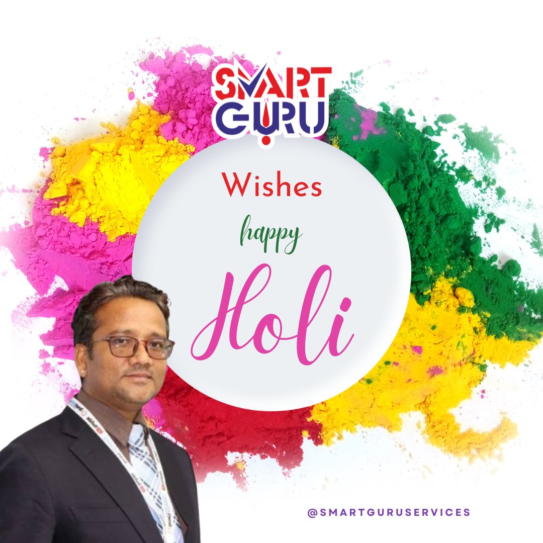 Best Wishes for a Happy Holi from SmartGuru Services

#HappyHoli #happyholi2023 #education #festival #learningisfun #smarttechnology #interactivedisplays #technology