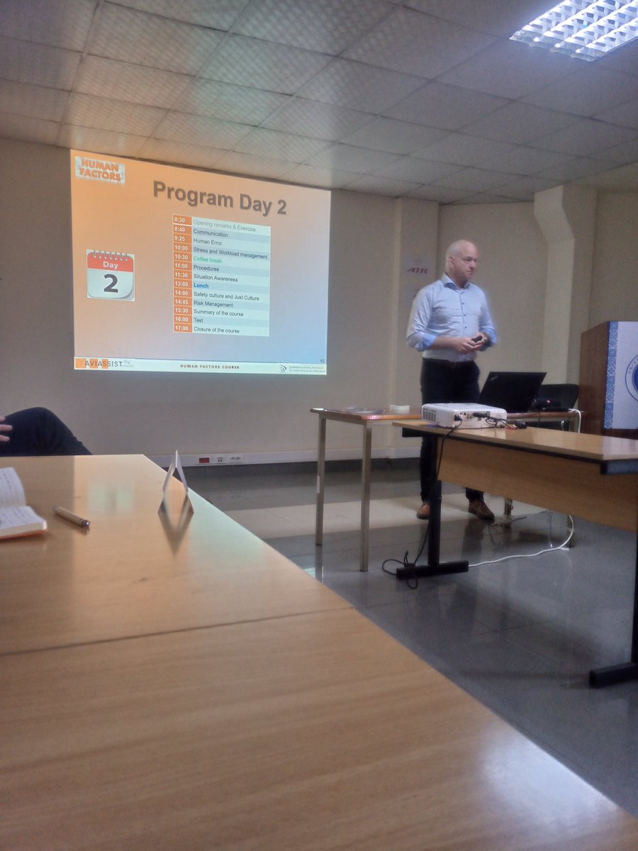 fabniyonkuru's tweet photo. Day 2 with @AviAssist and @frankklap Professor in Human factor, talking about communication in #Humanfactorcourse to make work more reliable and efficient you need an effective communication whether be informative or Directive. 
#aviation #aviadev @JonRHowell @YvonneMakolo https://t.co/Xockfu4tBw