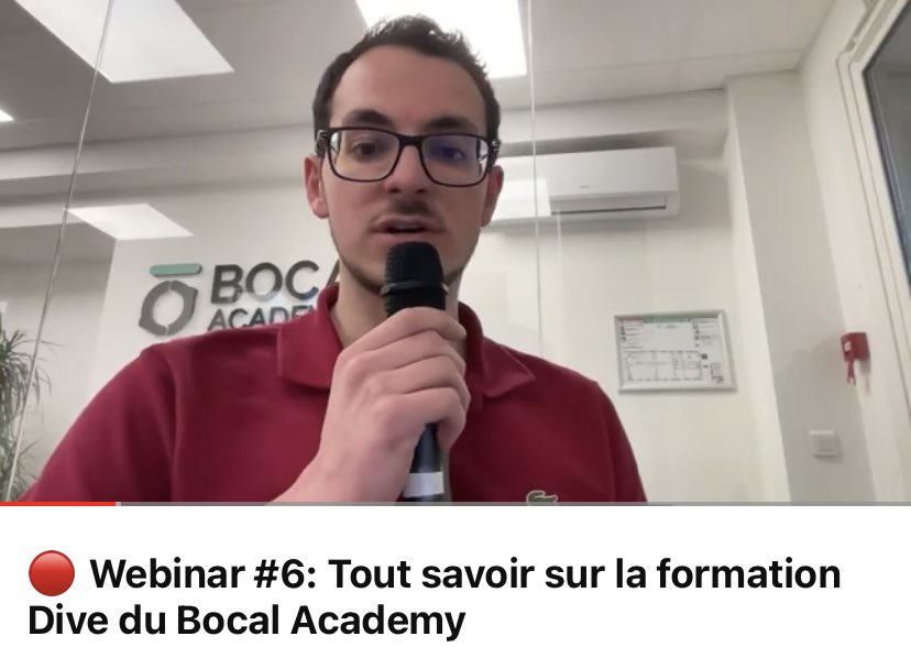 monfortmichael's tweet image. 🎬 Hier soir avec @GuillaumeJRG et la team du @Bocal_Nice nous organisions la première réunion de présentation du programme Dive, notre toute nouvelle formation #DevWeb 100% gratuite 💸 Il faut que je me rôde encore un peu à l’exercice 😅 mais le #replay est dispo 🚀 ⬇️ #YouTube
