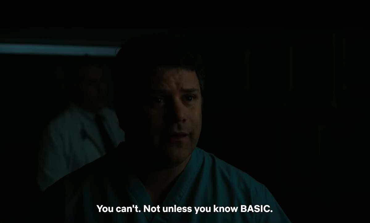 I knew I was hooked on for a reason #strangerthings #basic Just didnt expect it will mention my first programming language.. yes, i did speak basic in school! #netflix