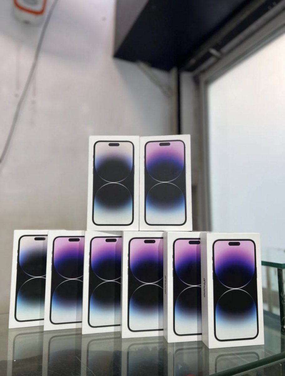 TRIGERZ_'s tweet image. Brand New iPhone 14 Pro Max 128GB Factory Unlocked(Purple) Available at N840,000.Kindly send a DM or visit us at No 3 Idowu Lane Copia Plaza Computer Village Ikeja.#flutterwave #irev #apologize #Yemi #Scripted #bbtitans  #pant #bashiru #latvia #thedss #layi #yorubas #messi #burna