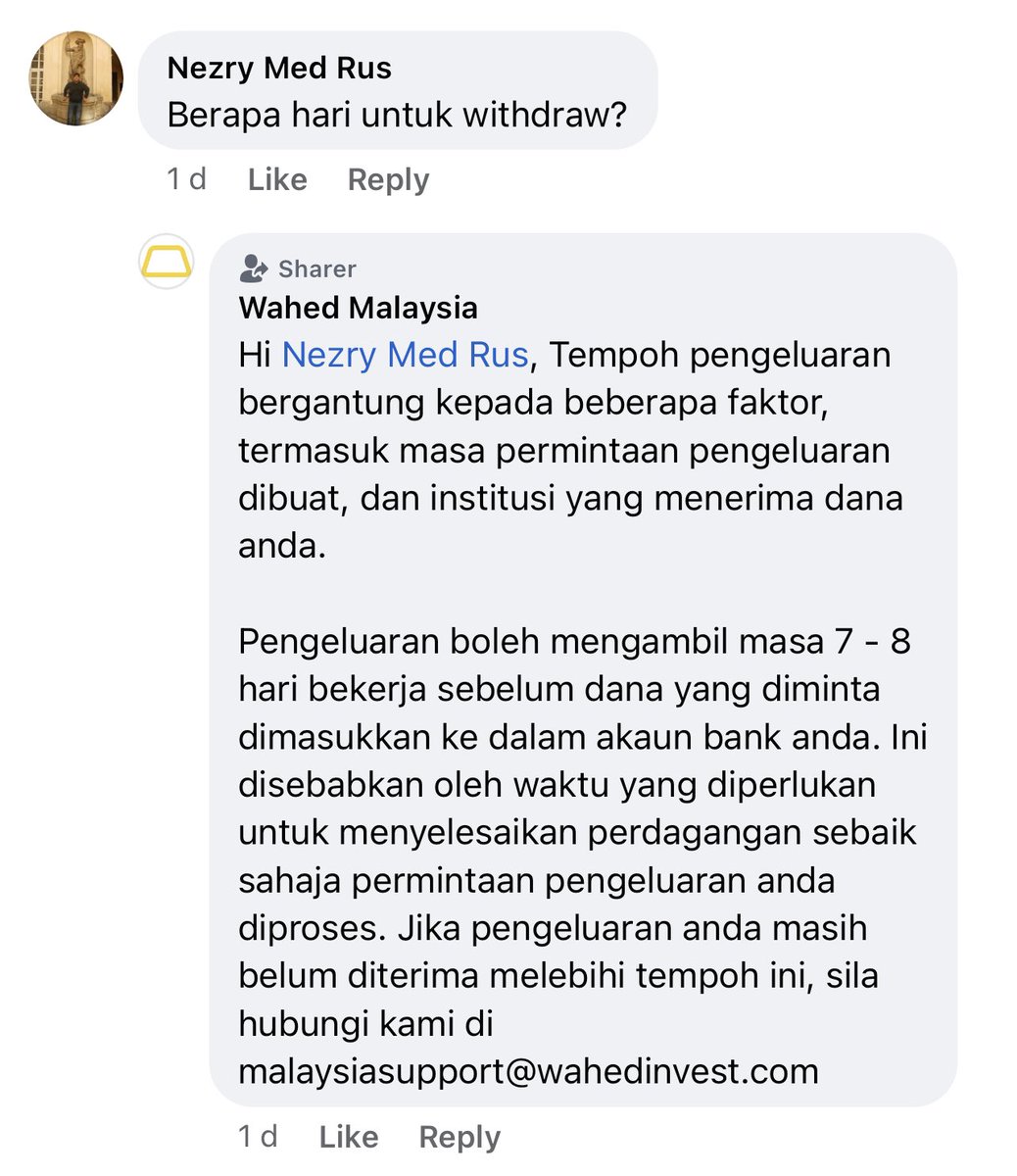 Waheed Account Hi pelabur wahed invest 🤭 Berapa lama duit akan masuk ke akaun kita ...