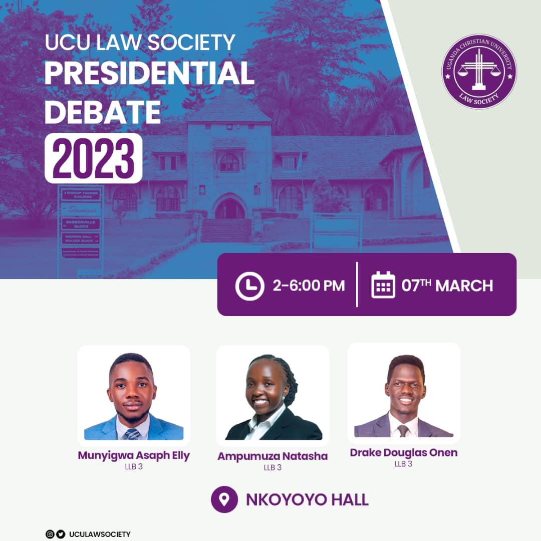 Incredibly honored to be invited by my alma mater, <a href="/UCUniversity/">Uganda Christian University (Official)</a> to join them as they hold the <a href="/uculawsociety/">UCU Law Society</a> presidential debate.