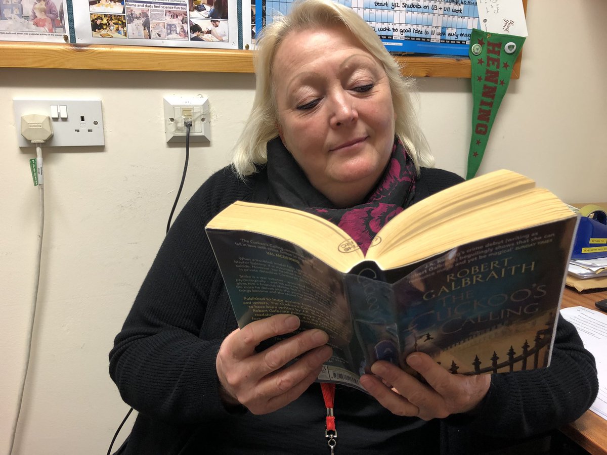 Librarian (@thsbookworm) on Twitter photo Day 7. <a href="/thomashardye/">Thomas Hardye School</a> our teachers are readers. Miss Lewis from <a href="/THS_Science/">THS Science</a> tucked away reading Robert Galbraith. #WorldBookDay2023 #lovereading #readingforpleasure Day 7. <a href="/thomashardye/">Thomas Hardye School</a> our teachers are readers. Miss Lewis from <a href="/THS_Science/">THS Science</a> tucked away reading Robert Galbraith. #WorldBookDay2023 #lovereading #readingforpleasure