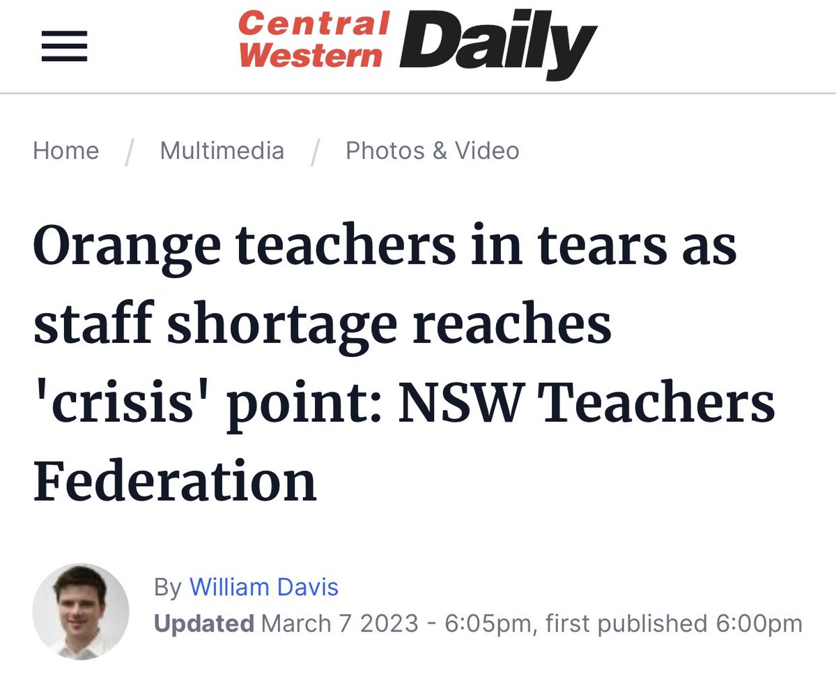 TeachersFed's tweet photo. Right across the state teachers are burning out and kids are missing out. This is crisis the Perrottet gov has no plan to fix. https://t.co/toNPRTibSu