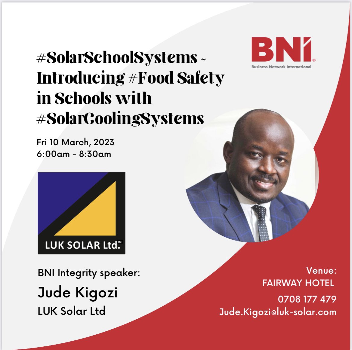 You are invited. Especially if you a leader in school administration or a business Leader! This Friday, doors open at 6am 🕕 #DoingGoodTogether #BetterTomorrow @PKconversations @smartgirlsug @ChoudryDaniel @Capitalsolns #SolarSchoolSystems #SolarCoolingSystems @luksolar