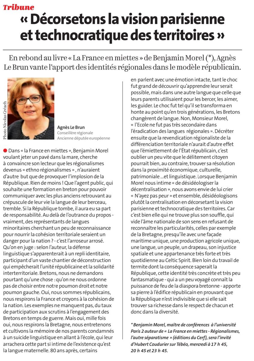 Hissonshautbzh's tweet image. En réponse à @BenjaminMorel63 @regionbretagne #Bretagne #Décentralisation #AutonomieFinancière @agneslebrun