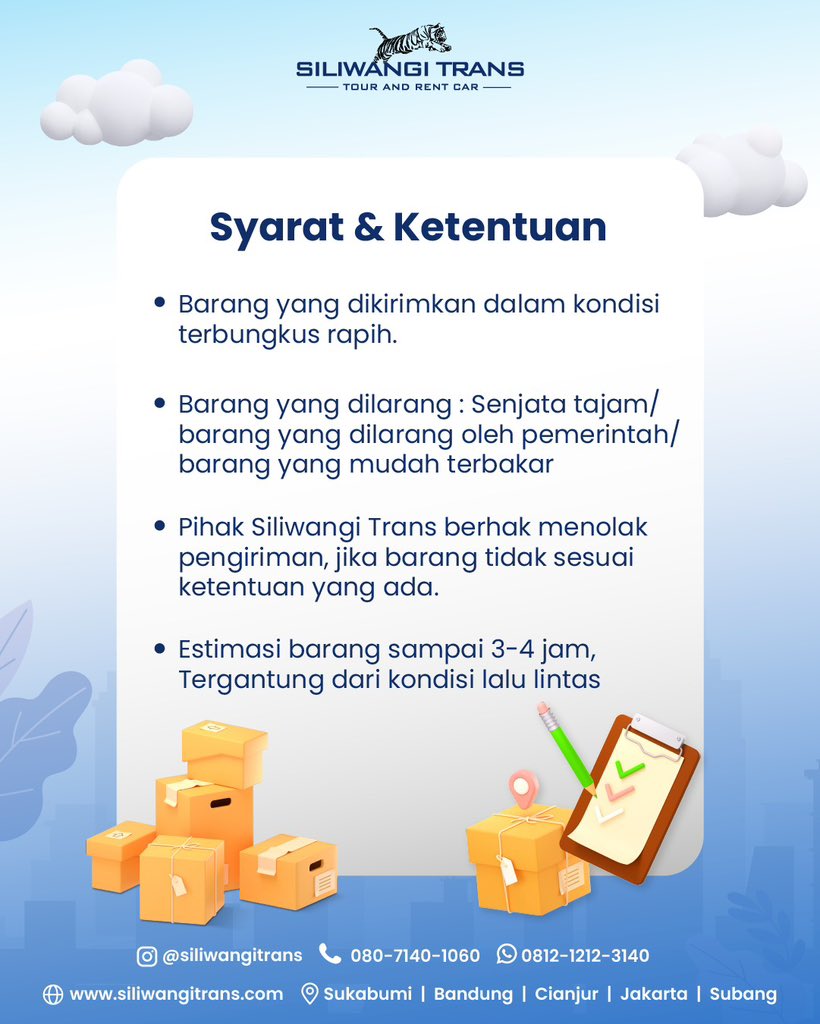 SiliwangiTrans's tweet photo. Yuhuu SilFriends, tetap tenang kirim paket sampai 3-4 jam, lebih murah dari Gosend/Grab Express ! 

Berikut  Minsil kasih daftar harga untuk kirim paket menggunakan Siliwangi Trans ya, harga dapat berubah sewaktu-waktu…. https://t.co/er0QZ8lVg4