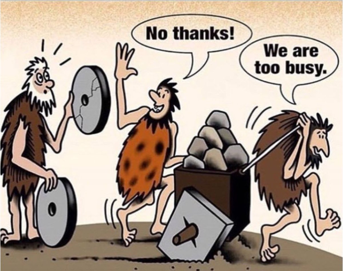 I understand the busy moment. It is not just improvement that is overlooked. Don't be too busy for leadership. Don't cancel the 1:1, the development day, the team meeting, the coffee chat, the feedback, the check in - don't push leadership into the future it's home is the present