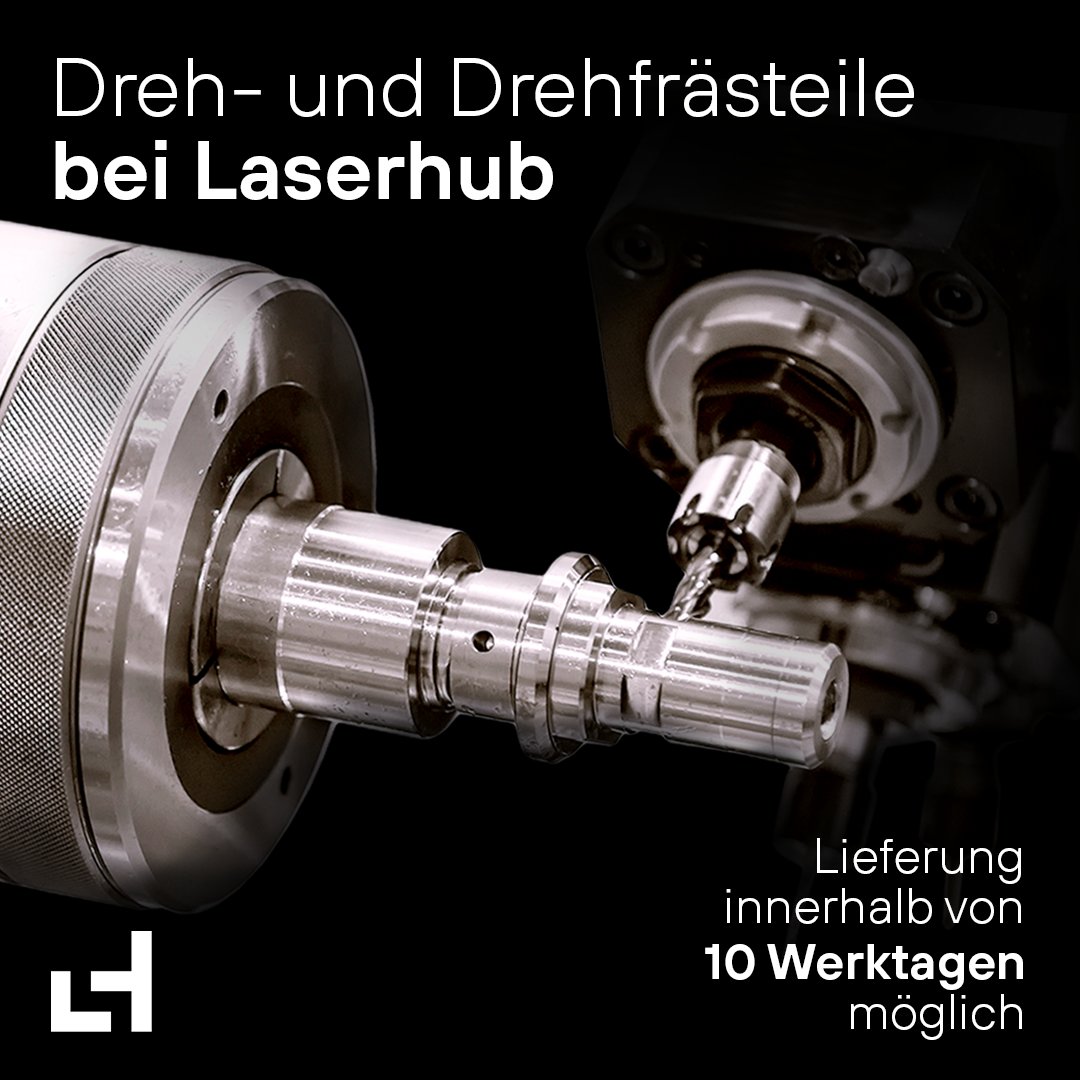 🚀 Wenn Sie sich für Dreh- und Drehfrästeile interessieren, haben wir tolle Neuigkeiten für Sie. Inzwischen ist eine Lieferung innerhalb von 10 Werktagen möglich! 

👉 Direkt zur Plattform:
hubs.ly/Q01FnGX90

#drehteile #cnc #laserhub #beschaffungsplattform #bestellung