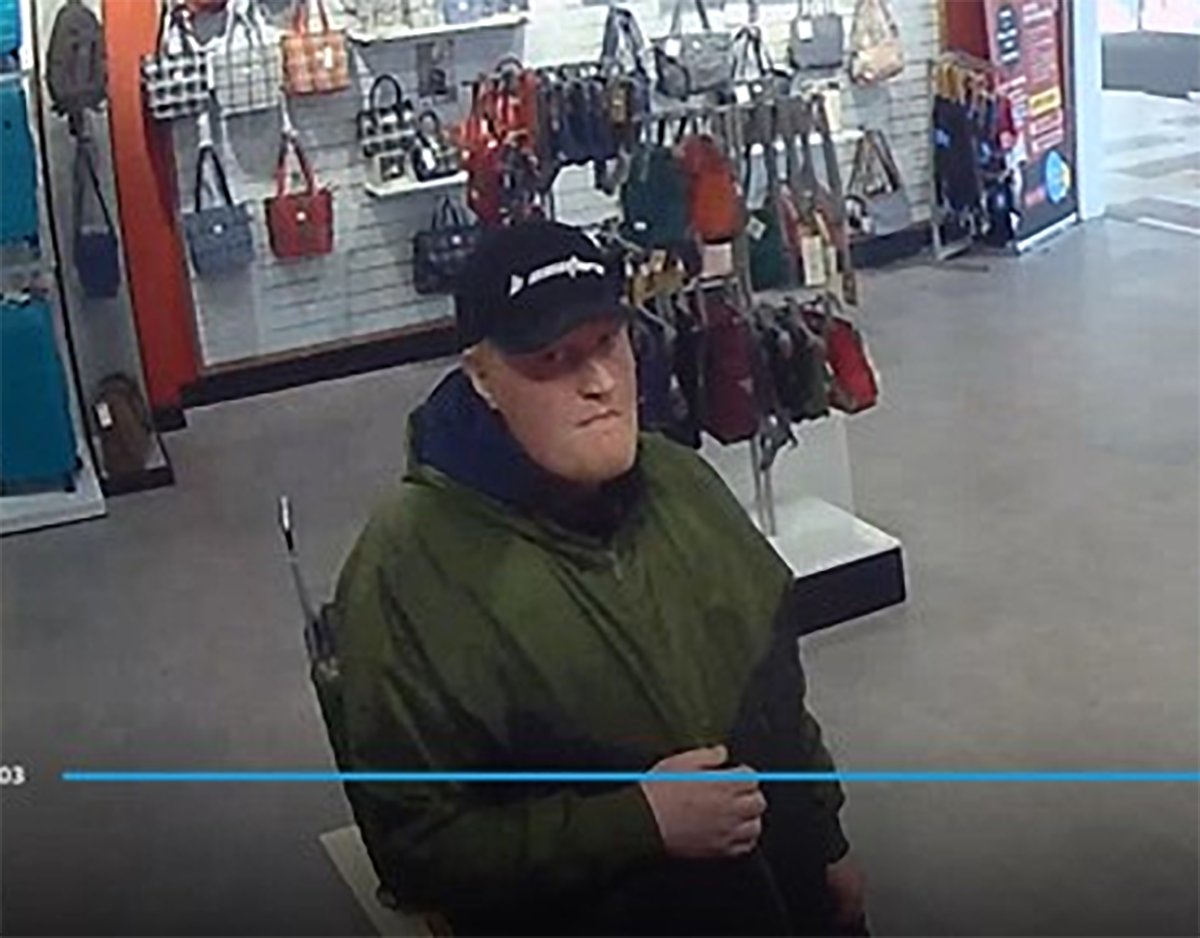 He didn't even smile for the camera! Seems this "diabetic" gentleman tricked our staff member asking for water, then took the opportunity to help himself to our products. We're sure it was just confusion. If anyone knows him, please ask him to call in and pay