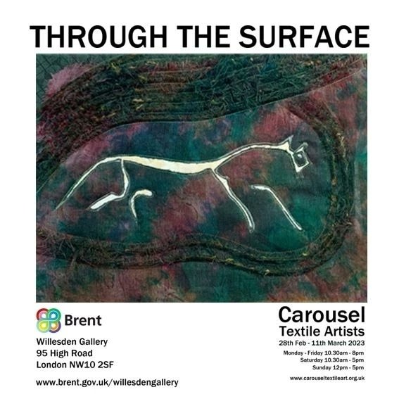 Carousel Textile Art tweet media