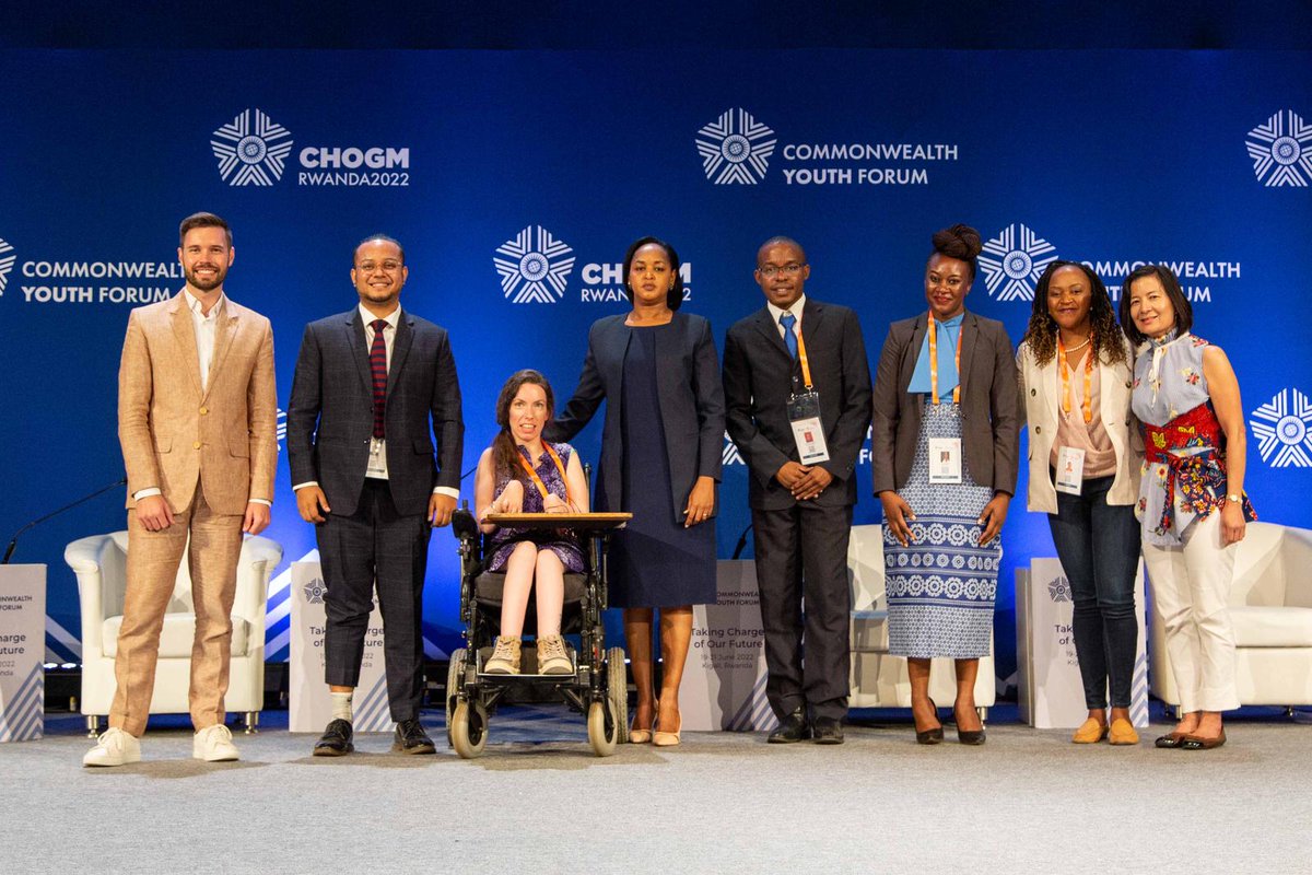 RwandaMFA's tweet image. A week to Commonwealth Day, we look back at #CHOGM2022. Over 6,000 people gathered in Kigali to discuss and agree actions and policies to "Delivering a Common Future" to the citizens of the #Commonwealth. Rwanda also became the Commonwealth Chair-in-Office.