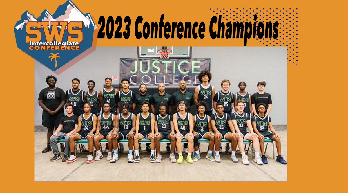 Congratulations to new <a href="/TheNCCAA/">NCCAA</a> member Justice College for being crowned the inaugural champions of the SWS Conference!