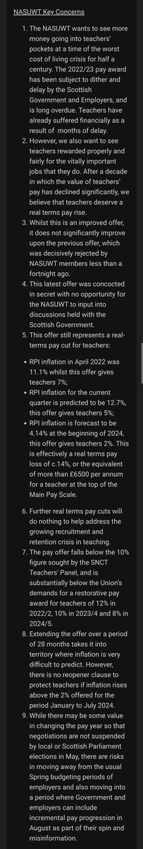 If you're still not sure about the latest pay offer concocted by <a href="/scotgov/">Scottish Government</a> <a href="/cosla/">COSLA</a> and <a href="/EISUnion/">EIS</a>, maybe the following sent to members by <a href="/NASUWT_Scotland/">NASUWT Scotland</a> will clarify some if the shortcomings of the deal.