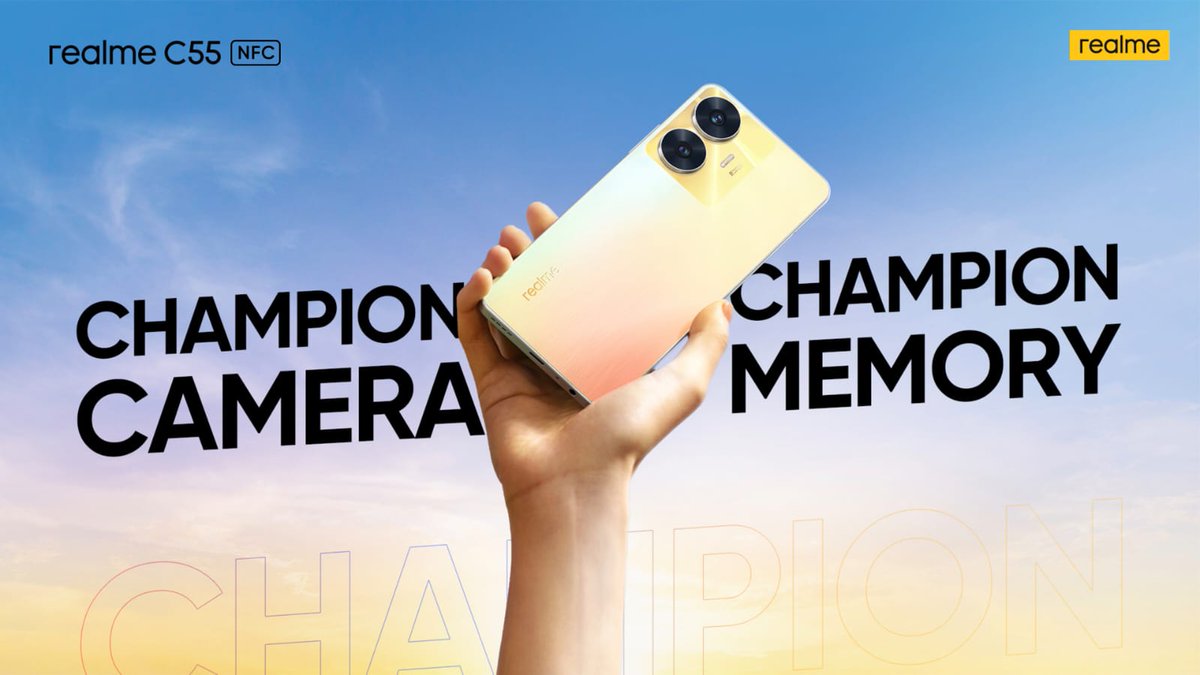 nyamlovers's tweet photo. Buat yg belum tau, realme C55 NFC dr @realmeindonesia udah ada nih ges mulai dari Rp2.399.000 untuk varian 6GB+6GB*|128GB dan Rp2.899.000 untuk varian memori 8GB+8GB*|256GB. Kuy lahh #C55TheChampion https://t.co/yKiQPyTU3z