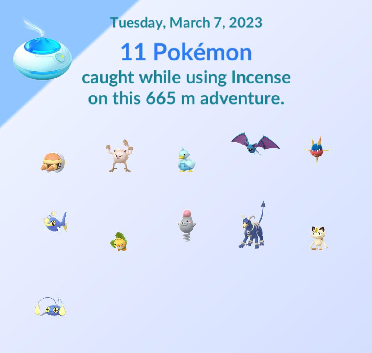 LeviaGo1's tweet photo. I am very casual with the daily, but today I got a very cool wild spawn! #PokemonGo https://t.co/ZSIXzVZMxf