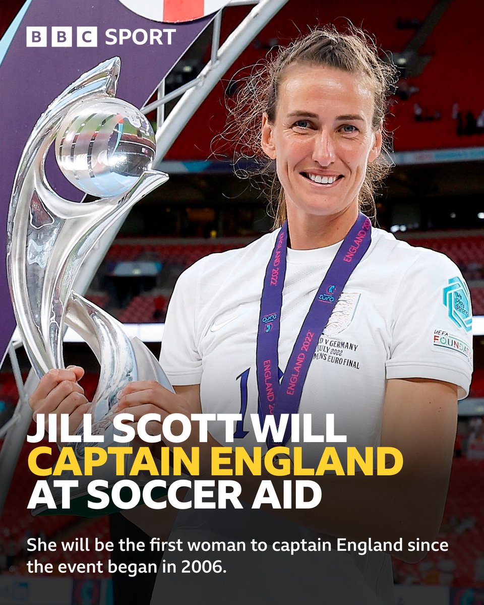 Euros winner 🏆
Queen of the Jungle 👑
Captain at Soccer Aid... ⌛

#BBCFootball #Lionesses #SoccerAid2023