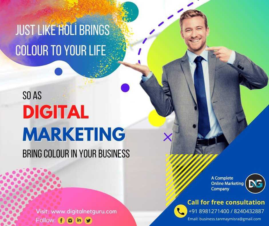 digitalnetguru's tweet photo. 💁This Holi may bring lots and lots of colorful seasons and days in your life filled with plenty of happiness and love. Wish you a very Happy Holi!
💜❤💛💚🧡💙
.
.
.
.
.
.
.
#digitalnetguru #digitalmarketing #leadgeneration #seo #PPC #holicelebration #happyholi #dolpurnima https://t.co/SPcfSJONhU