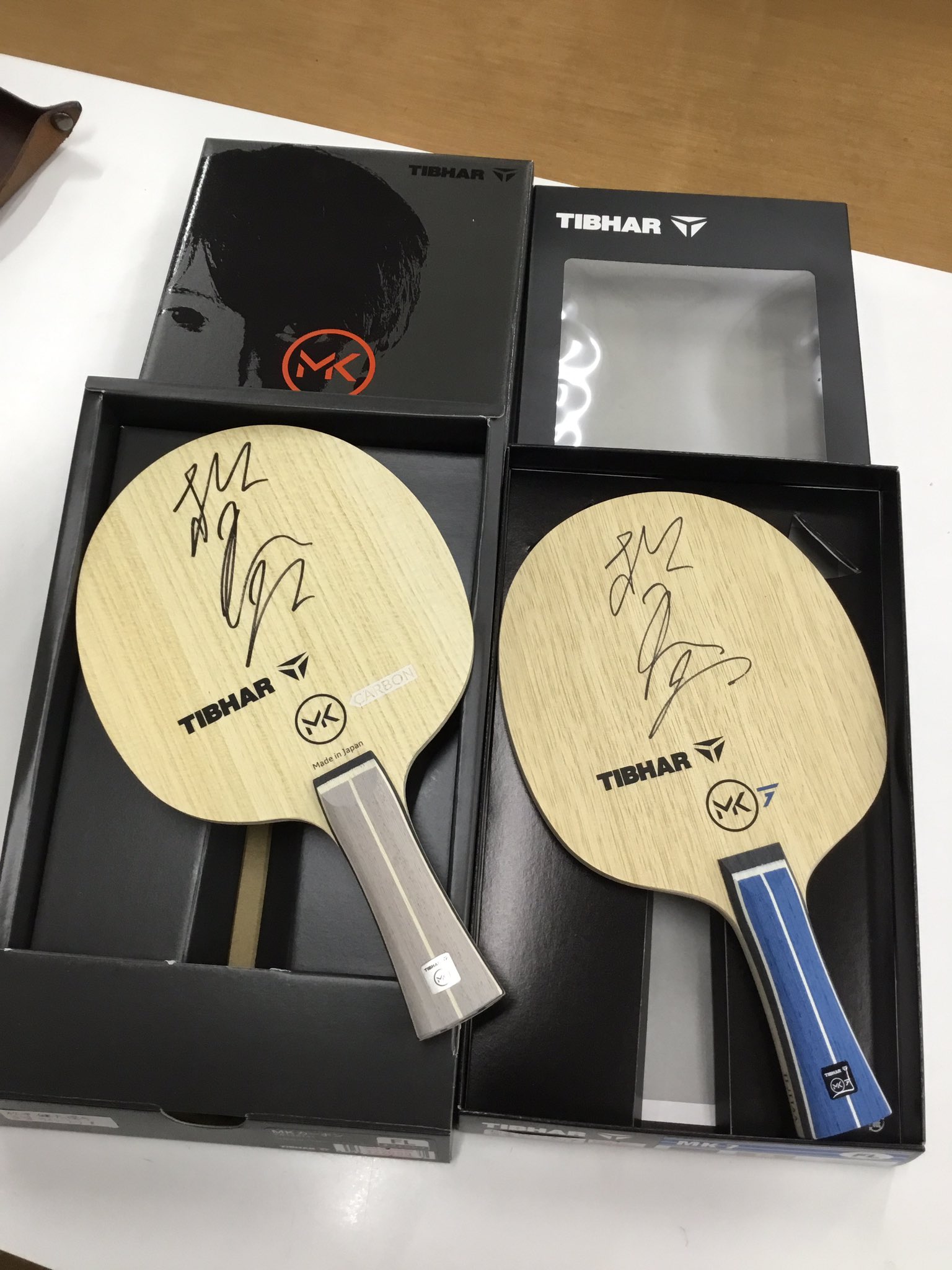 限定品】TIBHAR『MKカーボン-FL(松平 健太選手サイン入り)』-