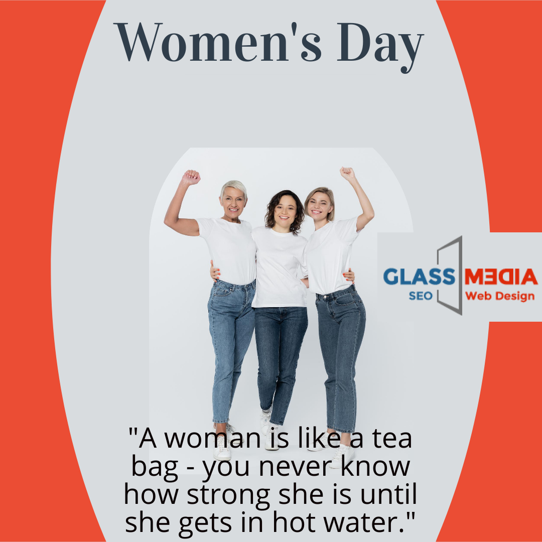 GlassMediaCA's tweet photo. Happy Women's Day
"A woman is like a tea bag - you never know how strong she is until she gets in hot water."
#brampton #womensday2023 #HappyWomensDay https://t.co/4H1K7KahfX