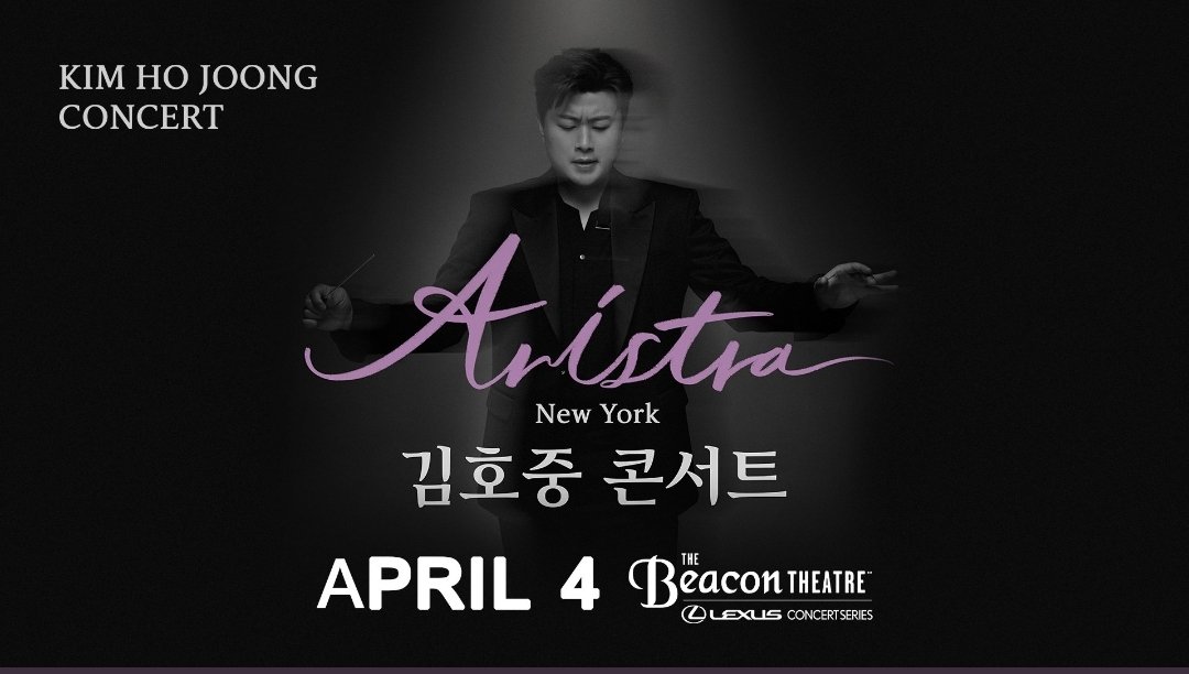 Mr. Kim Hojoong is the best singer in Korea. I support his performance at the Beacon Theatre on Apr. 4th. and also hope the tickets will be sold out asap. Let's go💜
#김호중_뉴욕콘서트
#Kimhojoong
#Thebeacontheatre
