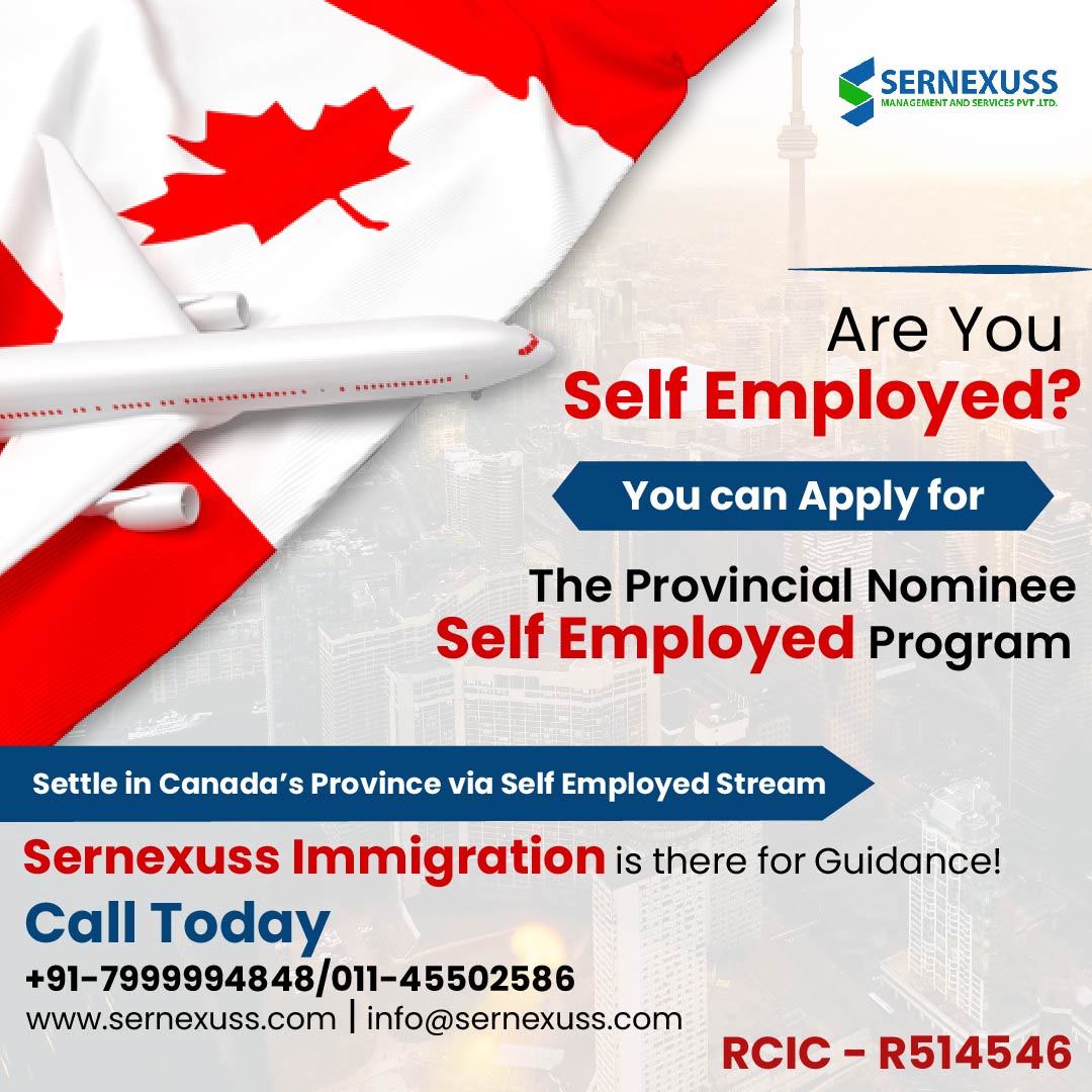 sernexuss's tweet image. Are You Self Employed?

For more information call us at +91 7999994848 or drop an email to us at info@sernexuss.com
You can also chat with our experts: bit.ly/3YFARfD

#immigrationconsultant #pnp #provincialnomineeprogram #selfemployed #sernexuss #sernexussimmigration