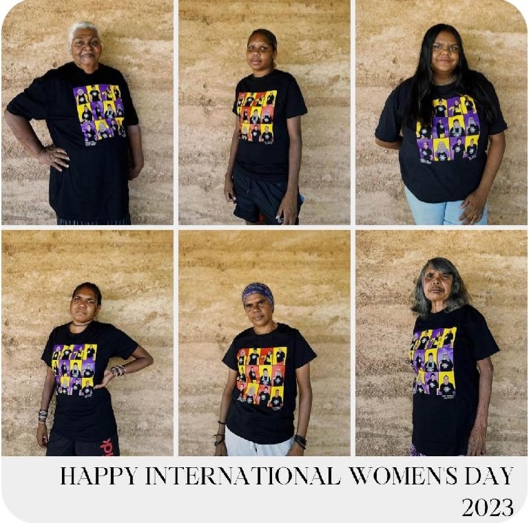 Shirleencampbe5's tweet photo. 8th March Wednesday is #InternationalWomensDay 
&amp; Here are The Tangentyere women's family safety group with there Feminist Icon T-Shirt that will be selling tomorrow @ the ParT Symposium Central Australia Mparntwe
@taylorcomms @ChayBrown1 @CorboMaree https://t.co/SXXPUI6yDz