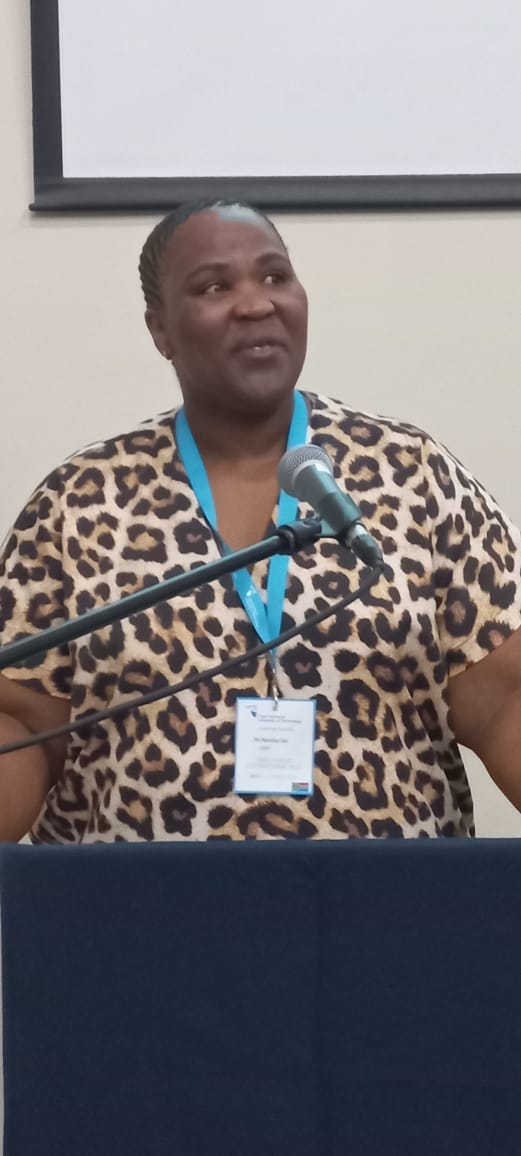 CPUT's tweet image. Ms Mandisa Silo from the Department of Tourism and Events Management opens the 2nd day of the  FBMS Hybrid International Week at the CPUT Cape Town Hotel School. #WeAreCPUT #FBMShybrid #GlobalPartners