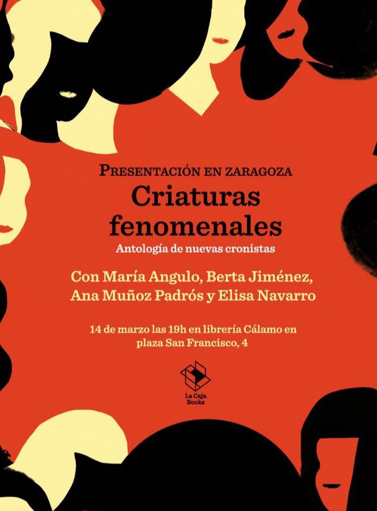 Mañana sale a la calle esta joya editada por <a href="/AnguloEgea/">María Angulo Egea</a> y Marcela Aguilar Guzmán, publicada por <a href="/LaCajaBooks/">La Caja Books</a>. Y se presenta el martes 14 de marzo a las 19h en @calamo junto a un equipo de lujo: <a href="/bertajlzorzo/">Berta J(iménez) Luesma</a> <a href="/ElisaNavarroSnc/">Elisa Navarro</a> <a href="/anamunozpadros/">Ana Muñoz Padrós</a> 💜💚