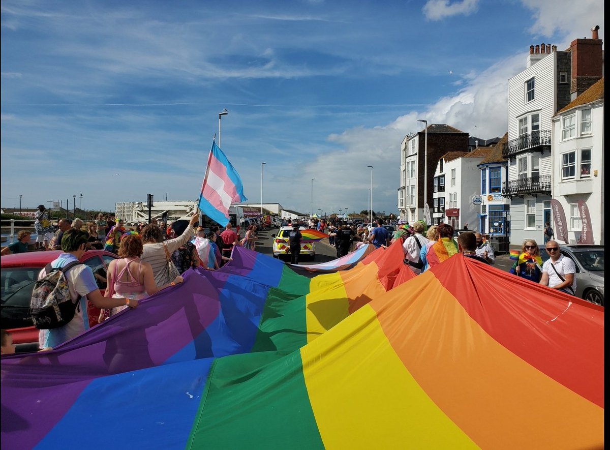 Hastings & Rother Rainbow Alliance trans support tweet media