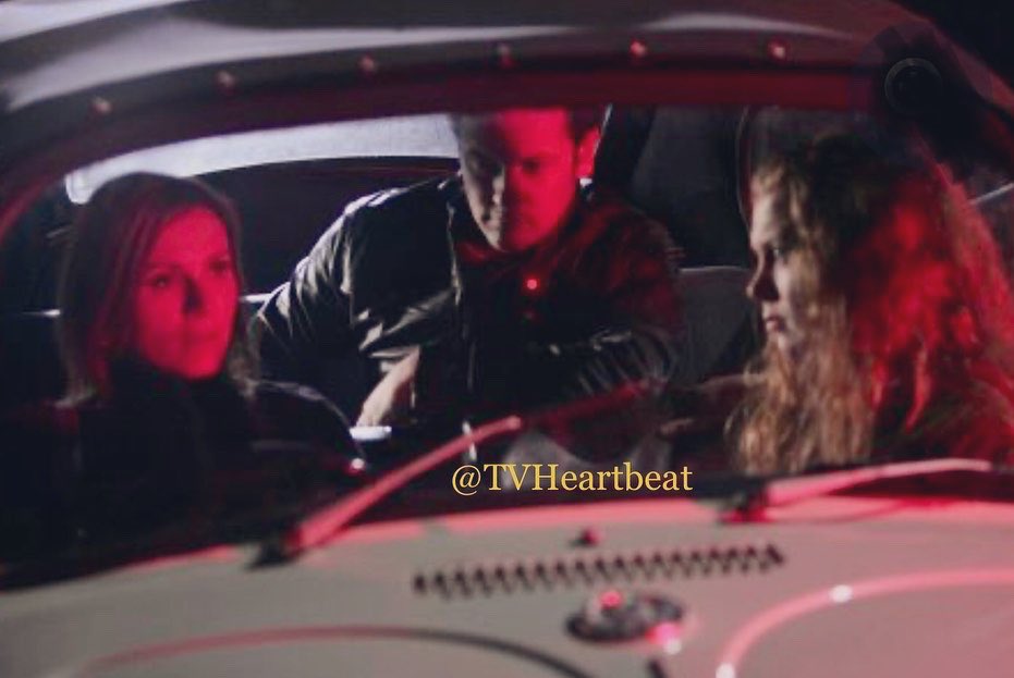 TvHeartbeat's tweet photo. …love these #behindthescenes shots from this episode. @triciapenrose @OurStace @timmatmusic - episode written by @SusanWilkins32 and directed by @JonasGrimas ❤️ https://t.co/3DPXPRp5Ks