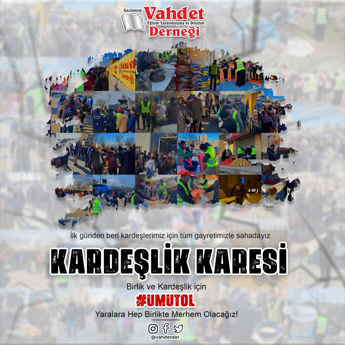 antepvahdet's tweet image. 😊 &apos;&apos;KARDEŞLİK KARESİ&apos;&apos;

📍İlk günden beri kardeşlerimiz için tüm gayretimizle sahadayız...
Yaralara Merhem Olmak için UMUT OL!

@vahdetdernegi 

#türkiye
#türkiyetekyürek
#kardeşlik
#deprem 
#yardım 
#dağıtım
#bağış
#iyilik