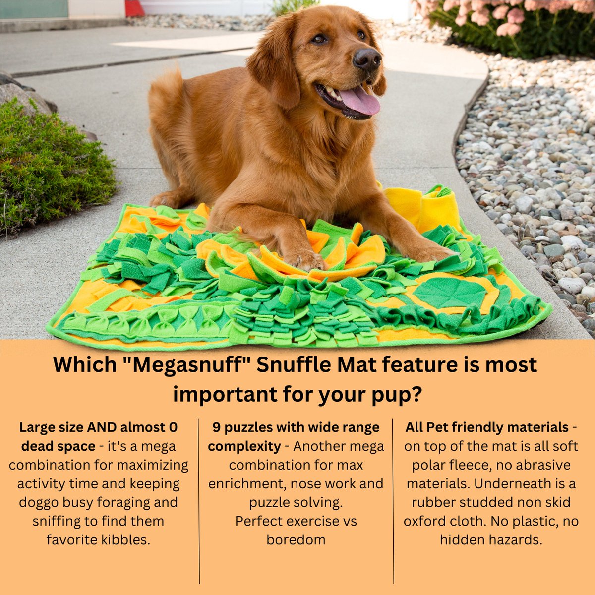 paaawsni's tweet image. Our snuffle mats are designed to promote mental and physical stimulation for your furry friend. Who else loves to see their dog happy and engaged? 🐾❤️ #snufflemat #dogenrichment #PaaawsnI
amazon.com/Sniff-Mat-Dogs…