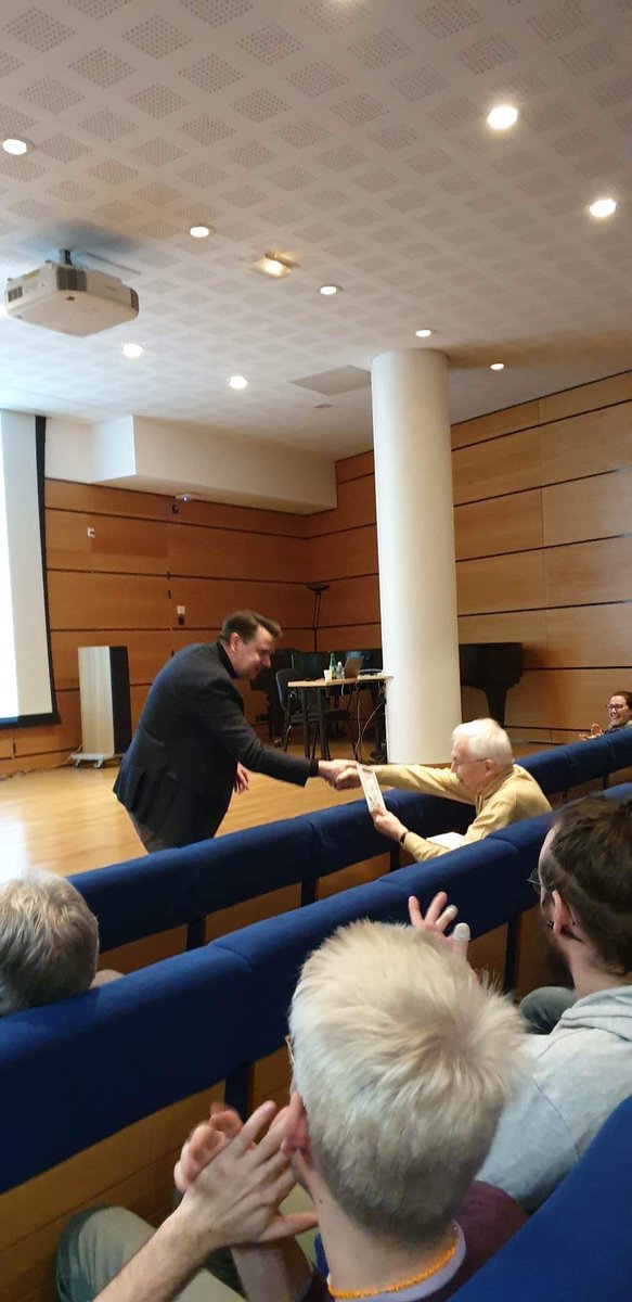 Lab. of Chemistry of Informational Macromolecules (@labolutz) on Twitter photo Prof. Jean-Marie Lehn and the JML-polymer ("JML" binary-encoded into the polymer sequence) as our gift to him to mark the re-start of our lab work at I.S.I.S. With <a href="/SchutzThibault/">Thibault Schutz</a> - PhD student who performed the synthesis and characterization Prof. Jean-Marie Lehn and the JML-polymer ("JML" binary-encoded into the polymer sequence) as our gift to him to mark the re-start of our lab work at I.S.I.S. With <a href="/SchutzThibault/">Thibault Schutz</a> - PhD student who performed the synthesis and characterization