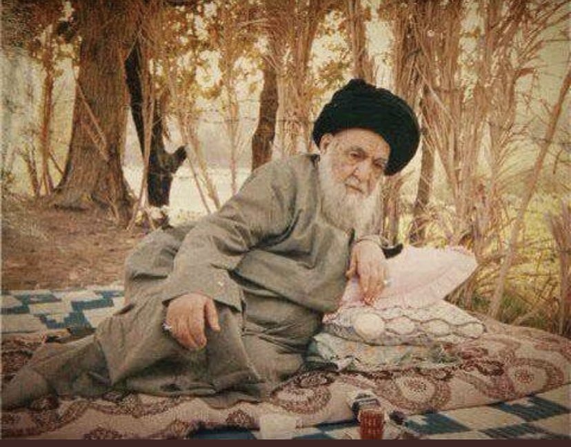 يعني عالم متواضع وبسيط ،،، وهو لاط الخمس كله من الغلابه بس بالمتعة ما يقدر بس تعب كبر سنه