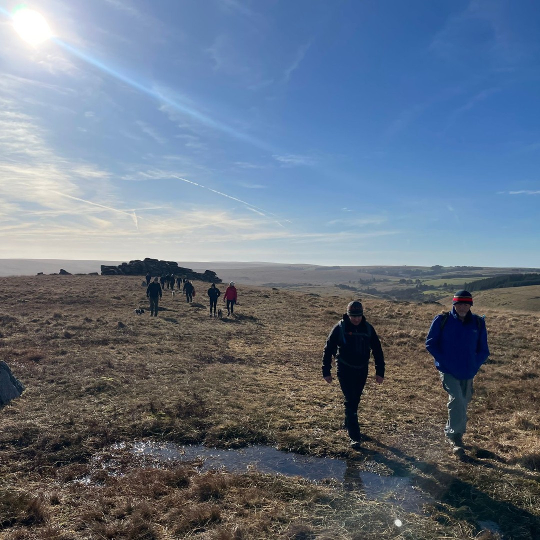 BowraFoundation's tweet photo. Walkie Talkie Dartmoor Exped. 18km covered in two days by 26 veterans and family members, all made possible by Frank, our Events Coordinator and the #Armedforcescovenantfundtrust.
#Yomping #Walking #walkietalkie #bowrafoundation #whatsinsidematters #unrelentingpursuitofrecovery https://t.co/pXzdeOgFJV