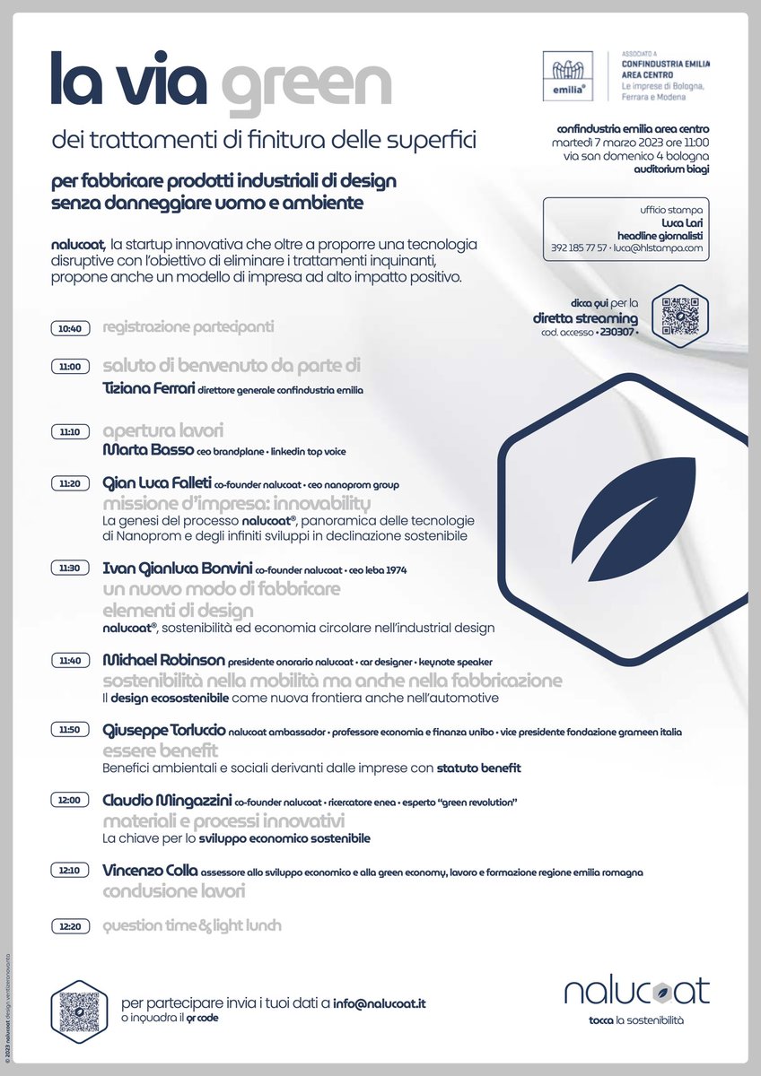 20090editore's tweet photo. Tra poche ore si parlerà di #sostenibilità in modo davvero concreto: Nalucoat® porta #sostenibilitàambientale ed #economiacircolare nel settore del #design. Il tutto nasce da un libro @20090editore #editoria #sostenibilità #design #automotive #tecnologia

https://t.co/kJILl1dWfS https://t.co/bKkI9s8VaQ