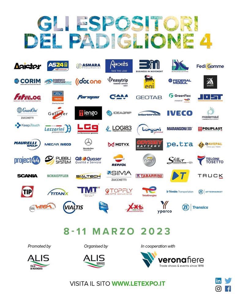 ⏳Mancano poche ore alla giornata inaugurale di #LetExpo2023!

🗓️Dall’8 all’11 marzo a Veronafiere l'innovativa fiera su logistica sostenibile, trasporti e servizi alle imprese.

➡️Puoi scaricare il tuo biglietto gratuito e trovare tutte le info sul sito letexpo.It