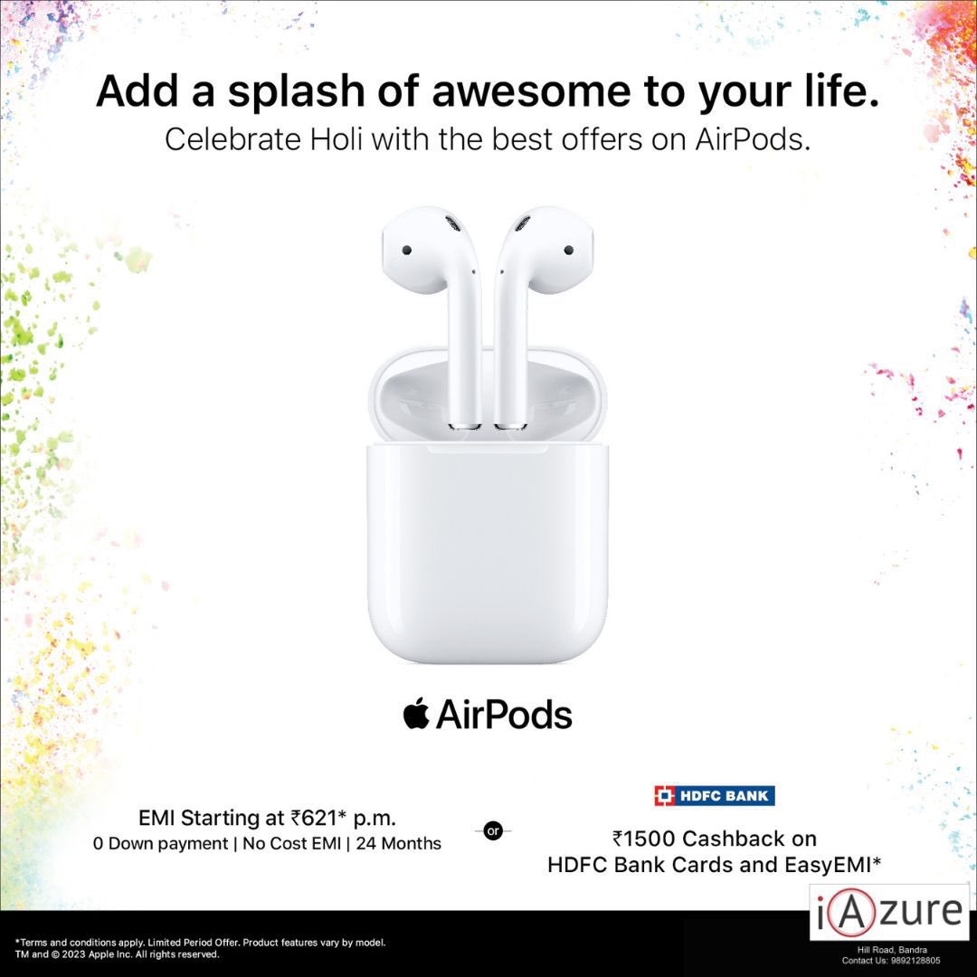 Happy Holi 🌈 Add a splash of awesome to your life!   Contact 9892128805