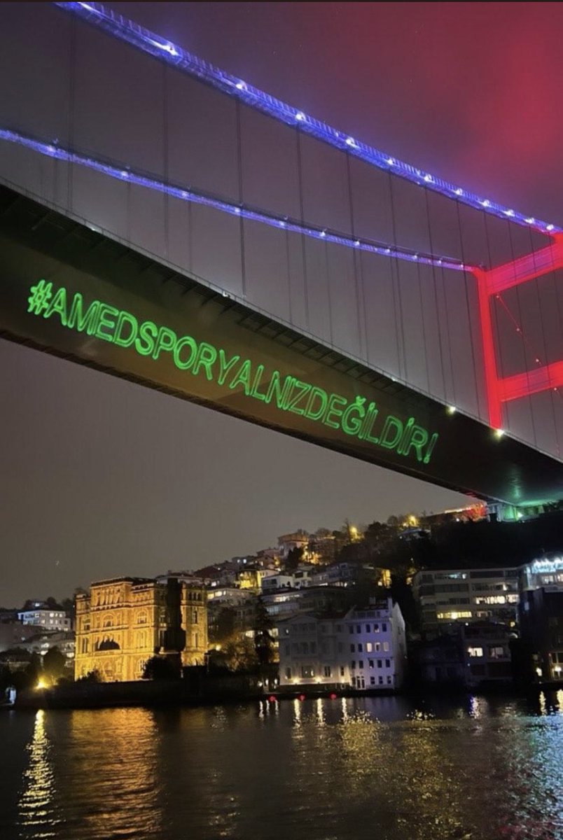 #AmedsporYalnizDeğildir