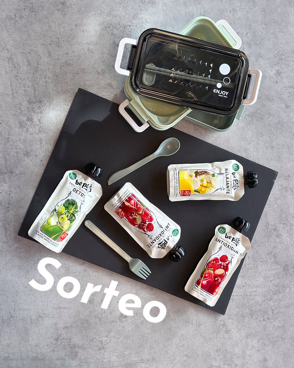 😃 #Sorteo #BePlus. 😊 ¡Sorteamos un lote de productos #BePlus junto a esta increíble fiambrera! ¡Participa hasta el 21 de marzo! Tienes que:
✅ Seguirnos <a href="/vickyfoods/">Vicky Foods</a>
🔁 Hacer RT
😃 Dinos con quién lo compartirías
¡Suerte!
📄 BBLL: bit.ly/3AHkw0S