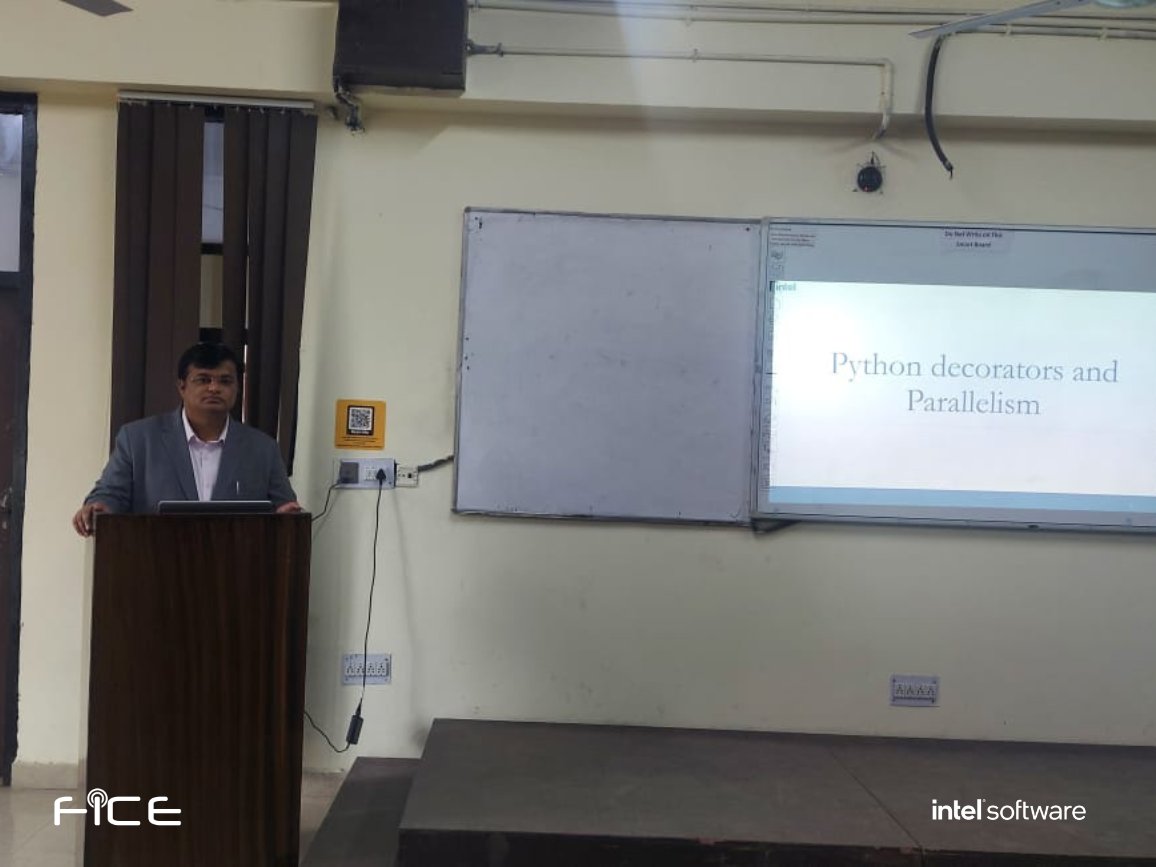 ficeindia's tweet photo. #FICE conducted a hands-on workshop on Python Programming for Modern Application Development at Lovely Professional University, Punjab. The training was taken by Intel® Certified Instructor Mr. Yogesh Raje.

#python #pythonprogramming #pythontraining #pythoncourse  #workshop https://t.co/msBrg6Nh94