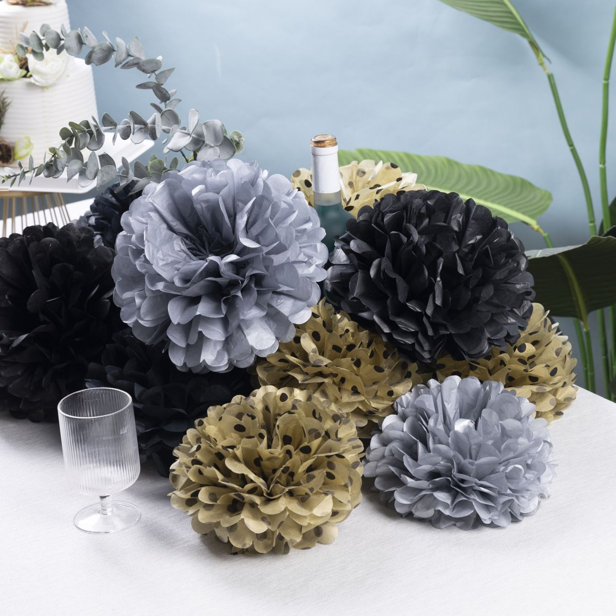 sunbeautyparty_'s tweet image. This set is made of high quality wood pulp, safe, environment-friendly and reusable. Pompoms high-quality silk paper has better effect after being expanded. 

.
.
.
.
.
#paperdecorations #partydecorations #paperdecor #pompoms #tissueflower #tissuepompoms #bulkbuydecorations