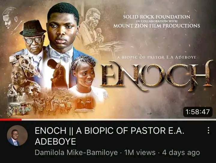 Tommysuzzy's tweet photo. O taste and see that the Lord is good: blessed is the man that trusteth in him. Enoch is still showing on YouTube. Don't miss the message of the season. https://t.co/uXQe69g6Hw
